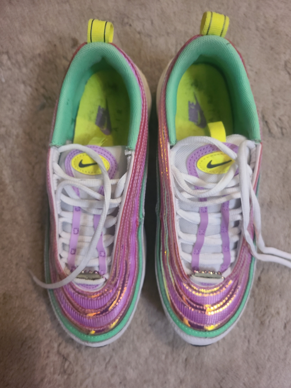 Nike Women's Multicolor Iridescent Athletic Shoes